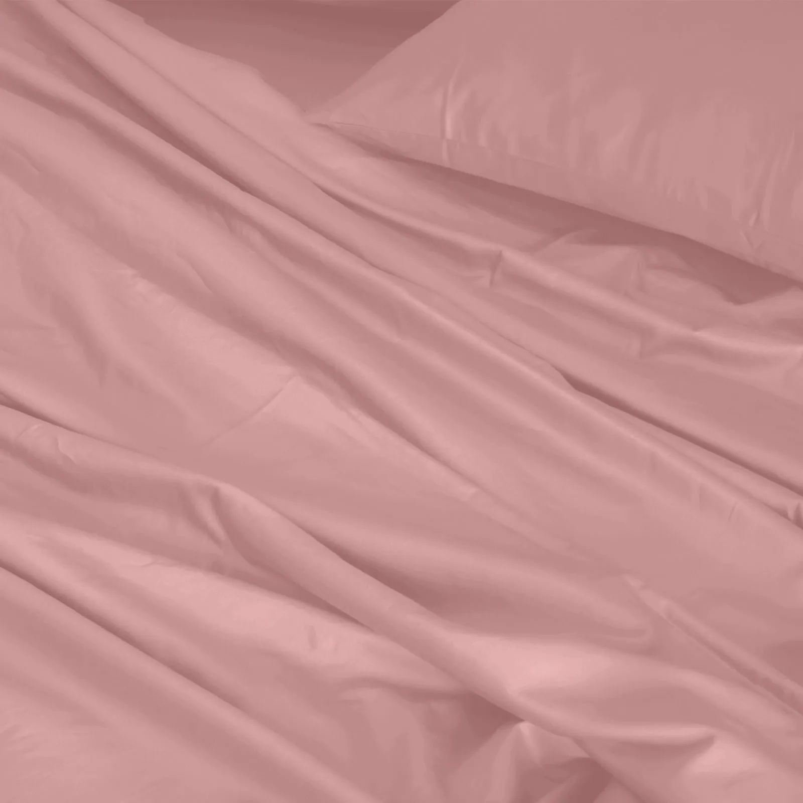 1000TC Hotel Grade Bamboo Cotton Sheets | Pillowcases Set | Ultrasoft | King | Blush