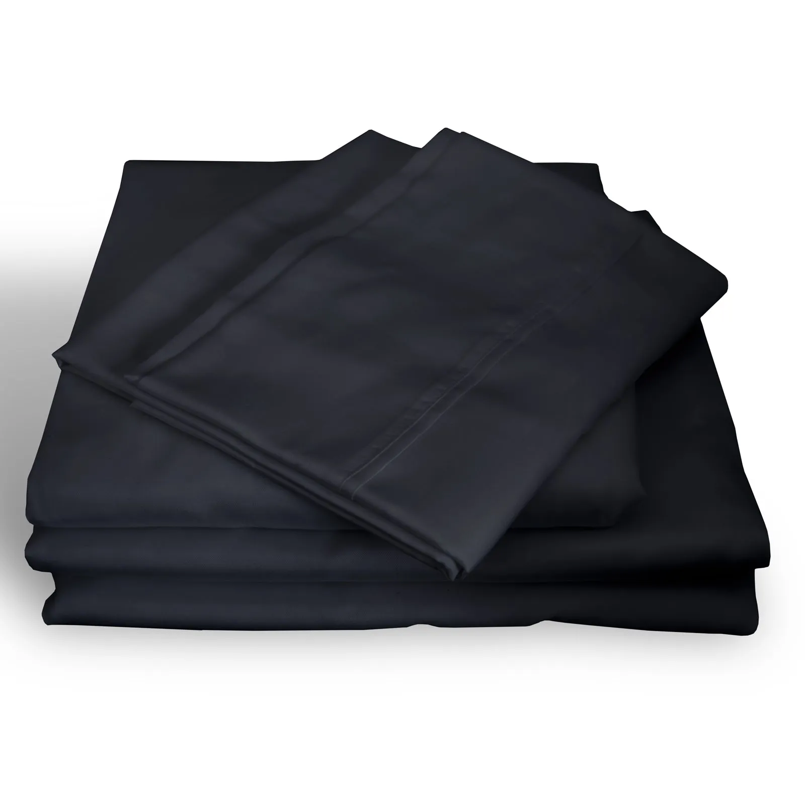 1000TC Hotel Grade Bamboo Cotton Sheets | Pillowcases Set | Ultrasoft | King | Charcoal