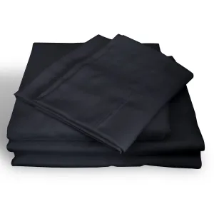 1000TC Hotel Grade Bamboo Cotton Sheets | Pillowcases Set | Ultrasoft | King | Charcoal