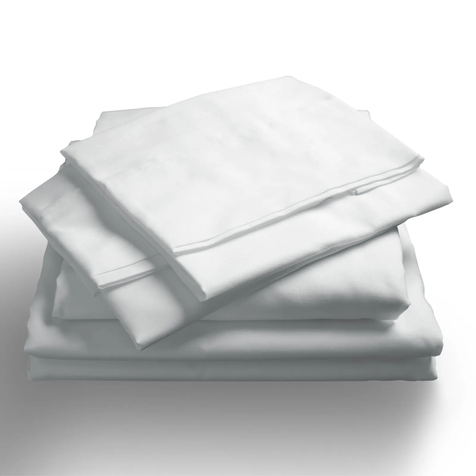 1000TC Hotel Grade Bamboo Cotton Sheets | Pillowcases Set | Ultrasoft | King | White