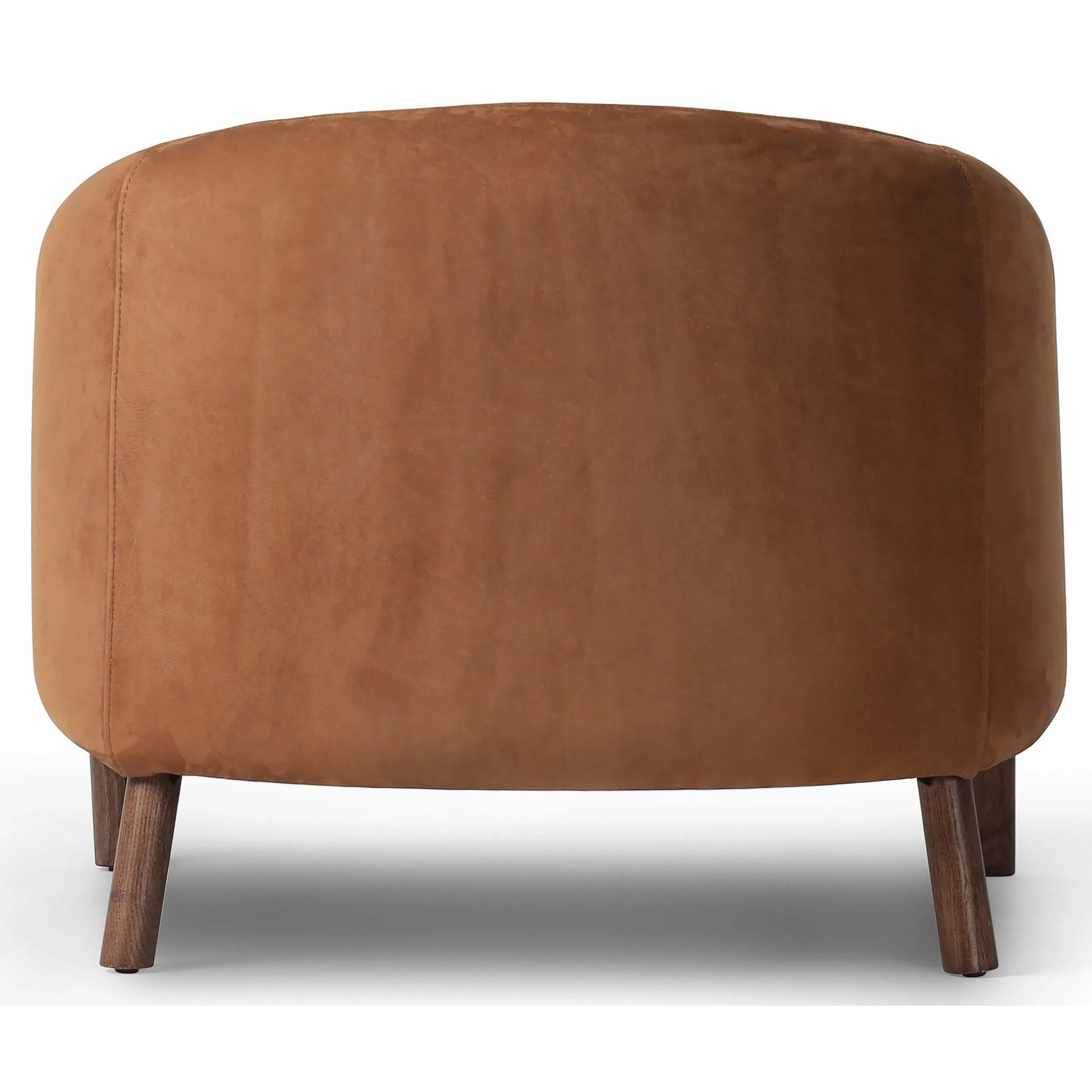 Bowie Leather Chair, Nubuck Cognac