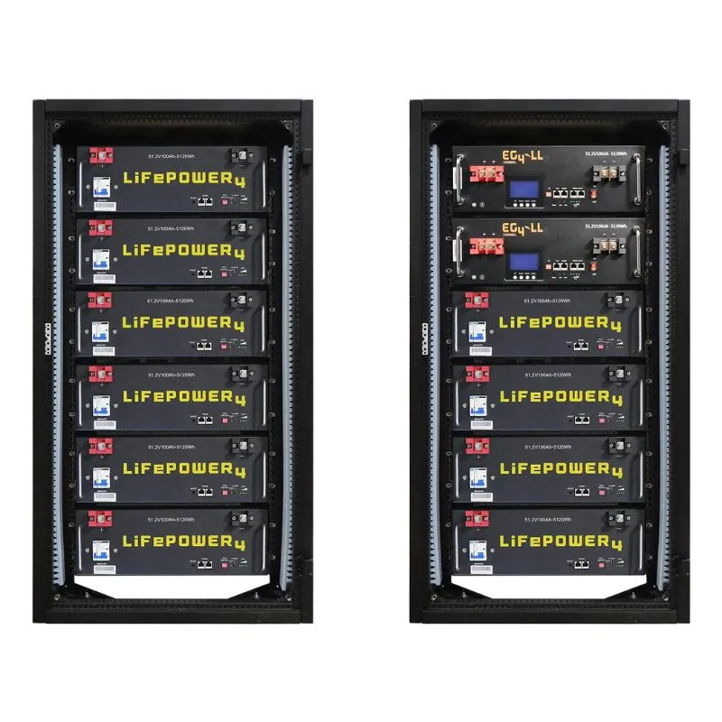 EG4 Enclosed 6 Slot Battery Rack [Pre-Assembled] | Wheels Included | Bus Bar Covers | Welded (Grey)
