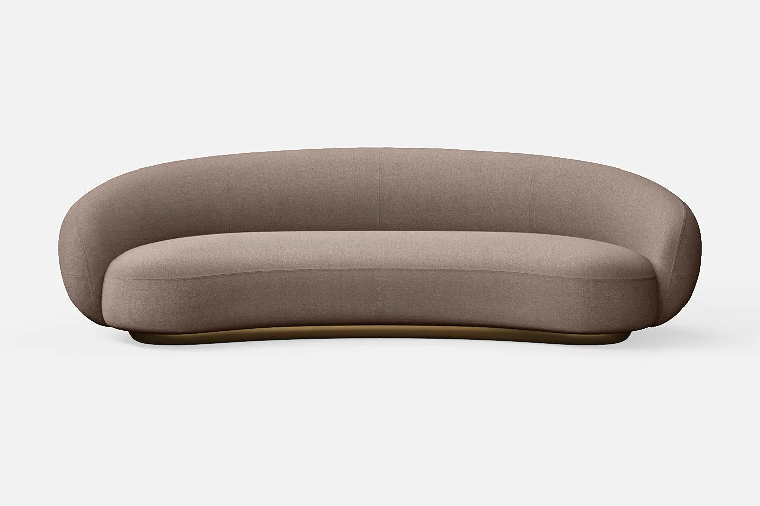 Elkton 4 Seater Sofa Caramel Linen Fabric
