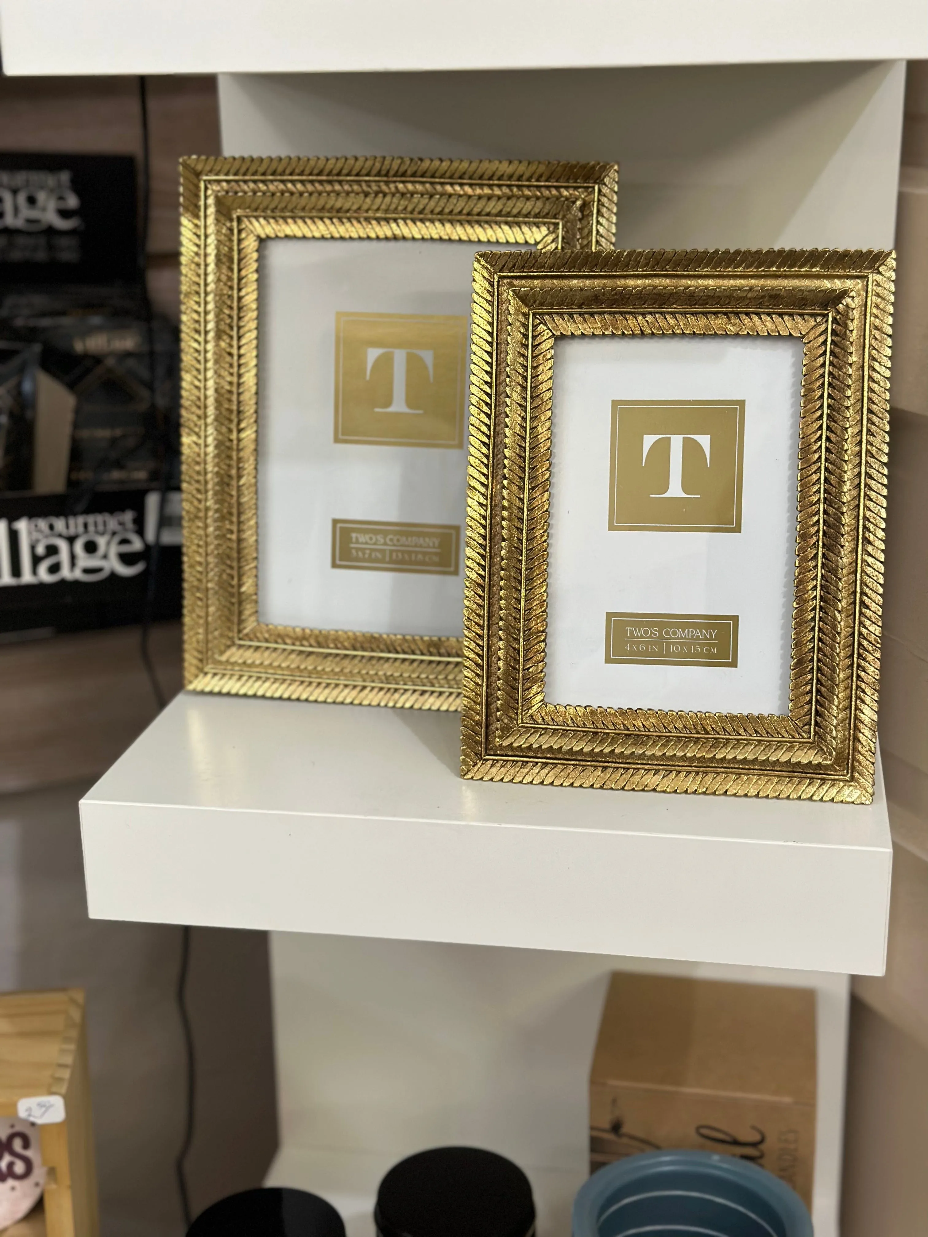 Golden Fern Photo Frames | 2 Sizes