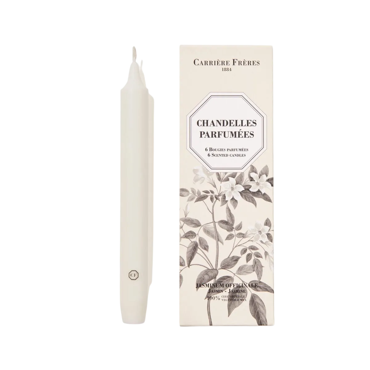 Taper Candle Set in Jasmine