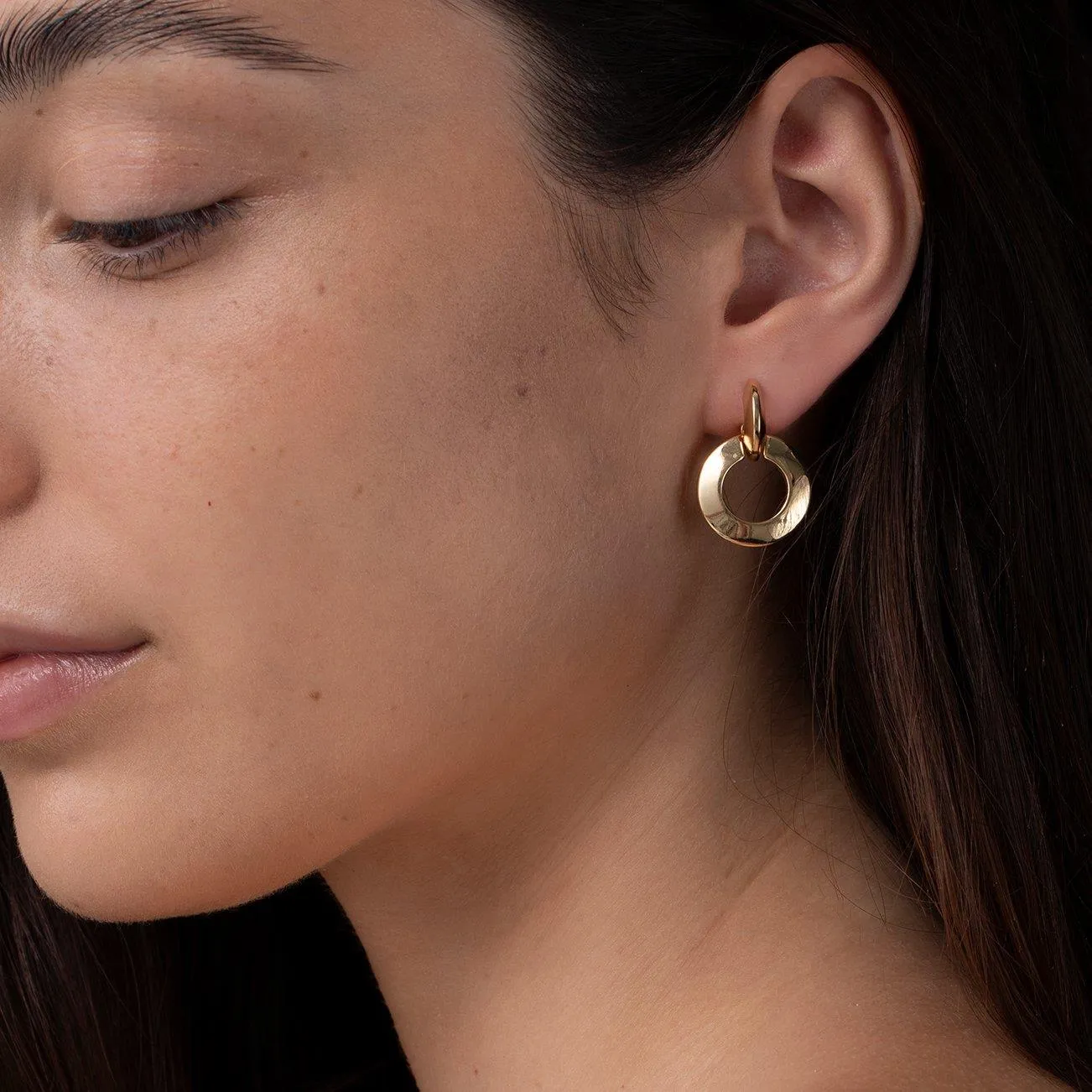 Toni Knocker Earrings (Gold)