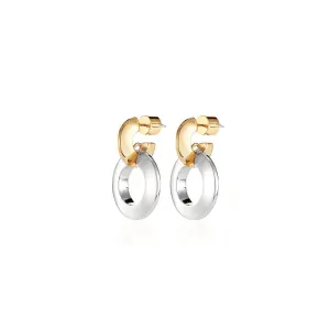 Toni Knocker Earrings (Silver   Gold)