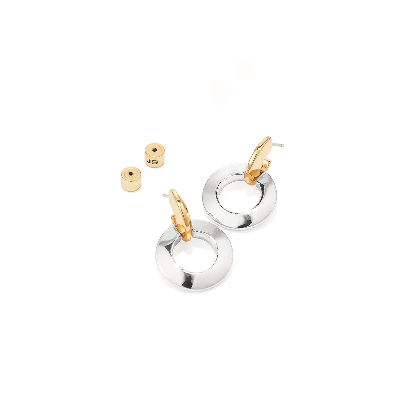 Toni Knocker Earrings (Silver   Gold)