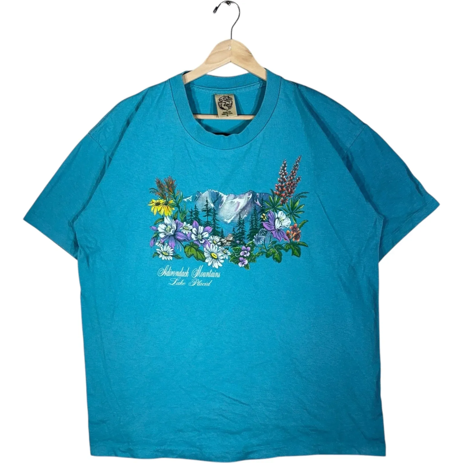 Vintage Adirondack Mountains Lake Placid Tee