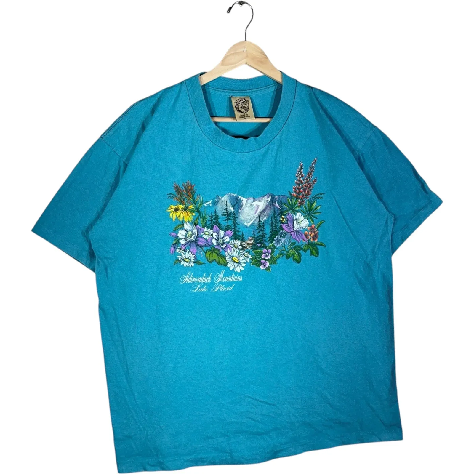 Vintage Adirondack Mountains Lake Placid Tee