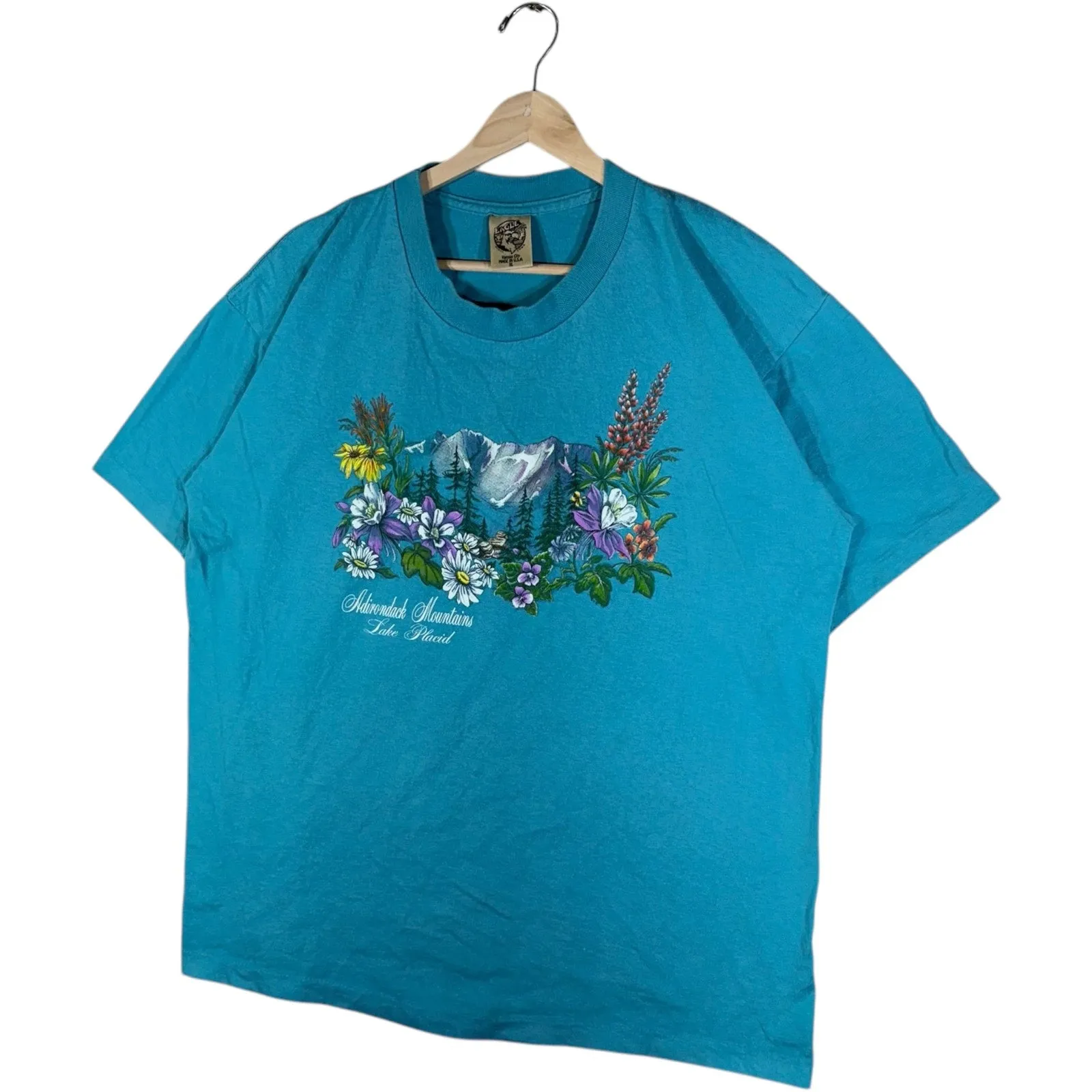Vintage Adirondack Mountains Lake Placid Tee